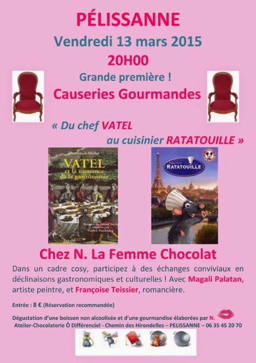 Affiche les causeries gourmandes