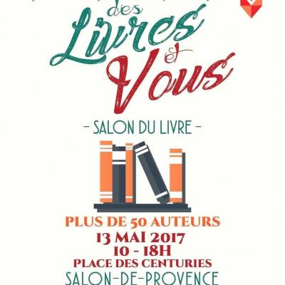 Affiche salon du livre 13 mai 2018