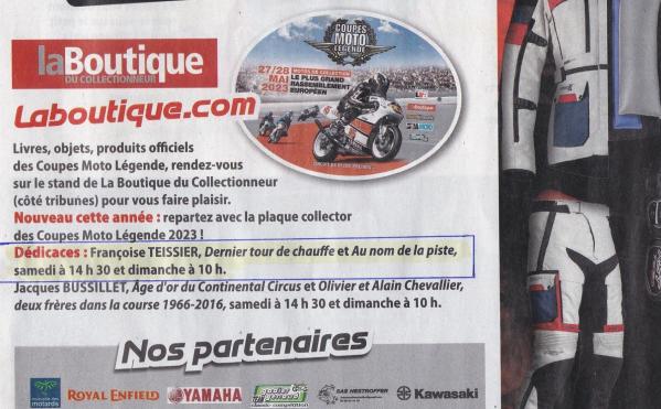 Annonce dedicaces lva moto legende